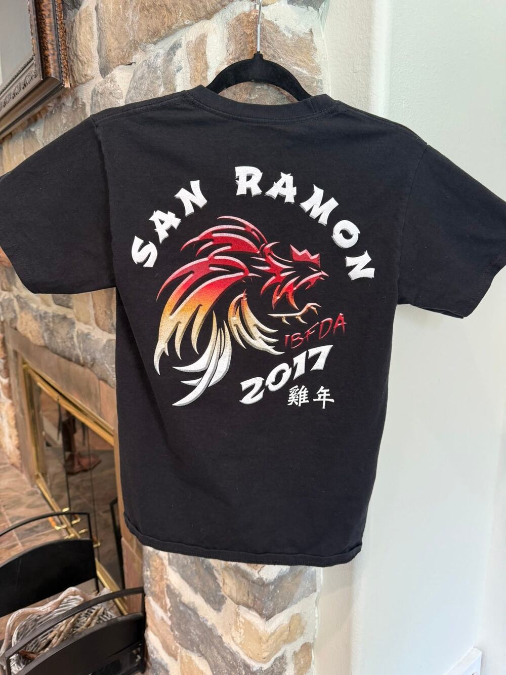 East West Kung Fu IBFDA San Ramon 2017 Rooster Tee, Unisex Hanes Small